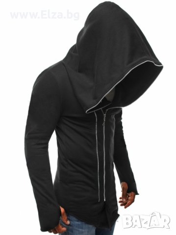 Мъжко горнище "Асасин" - черен, снимка 3 - Суичъри - 38120134