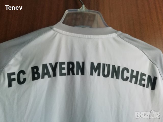 Bayern Munich Adidas оригинална вратарска тениска фланелка Байерн Мюнхен юношеска 13-14г , снимка 4 - Тениски - 38181856