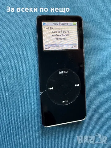 Айпод Apple iPod Nano 1st Gen Generation 4GB Black Model A1137, снимка 1