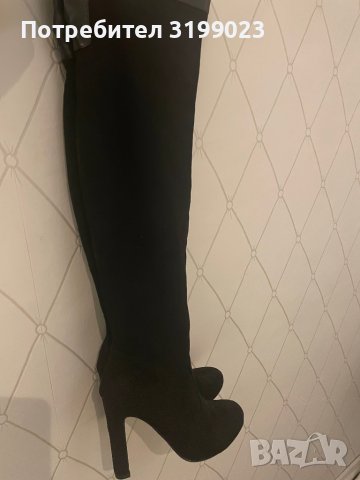 Дамски чизми велур 37 номер