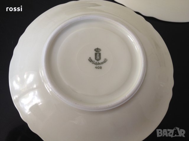 Schönwald 1935 г. Нов немски комплект трио за чай/кафе и десерт, чаша и 2 чинии, сервиз, сет, чиния , снимка 15 - Антикварни и старинни предмети - 33422815