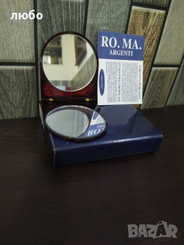 Дамско Огледало Във Сребърен Обков 0,925 Със Сертификат Италия , снимка 7 - Други - 43131477