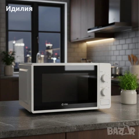 Микровълнова фурна VOX M-30, 700W, 20л с механичен таймер