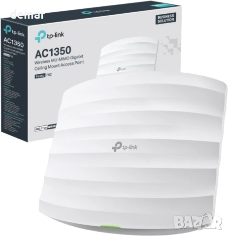 TP-Link Festa F52, AC1350 безжична точка за достъп MU-MIMO гигабитов монтаж за таван WiFi 5, РоЕ