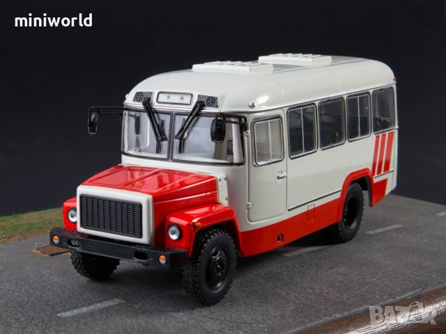 КАвЗ 3976 автобус - мащаб 1:43 на Наши Автобуси моделът е нов в блистер, снимка 7 - Колекции - 32596682