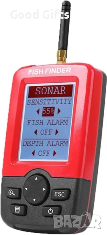 Безжичен сонар за риболов – портативен Fish Finder с LCD дисплей и сензор до 100 м, снимка 9 - Въдици - 52225389