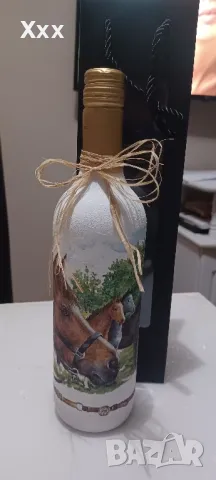 Вино /подарък за Тодоровден, снимка 2 - Декорация за дома - 49276799