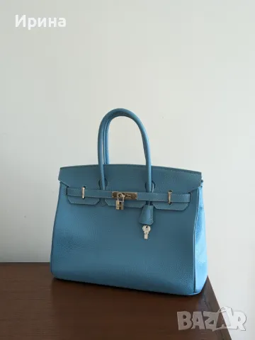 Hermes Birkin, небесно синя, снимка 16 - Чанти - 48065923