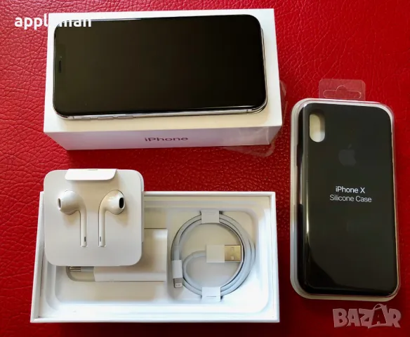 Apple iPhone X 256GB Silver Айфон 10 бял Бг меню 100% батерия, снимка 9 - Apple iPhone - 49550426