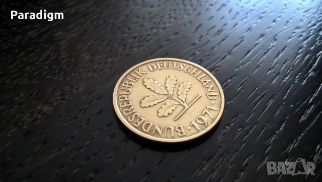 Монета - Германия - 10 пфенига | 1971г.; серия J, снимка 3 - Нумизматика и бонистика - 26404857