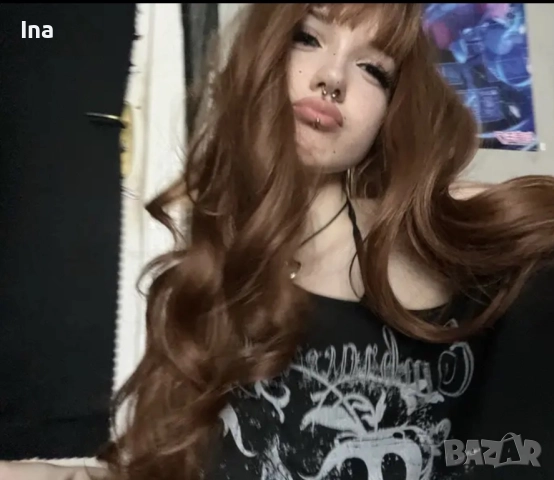 Перука кестенява , снимка 7 - Аксесоари за коса - 51751234