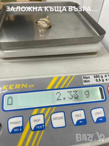 Златен Пръстен - 14 Карата, снимка 4 - Пръстени - 52929917