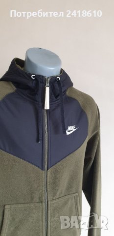 Nike Winter Fleece Full Zip Hoodie Mens Size S/XS ОРИГИНАЛ! Мъжко Поларено Горнище с цял Цип!, снимка 13 - Спортни дрехи, екипи - 39267065