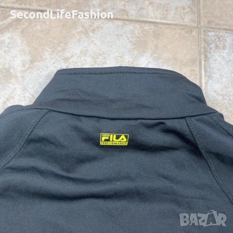 Дамско спортно яке Fila с цип размер M черно, снимка 6 - Якета - 52858986