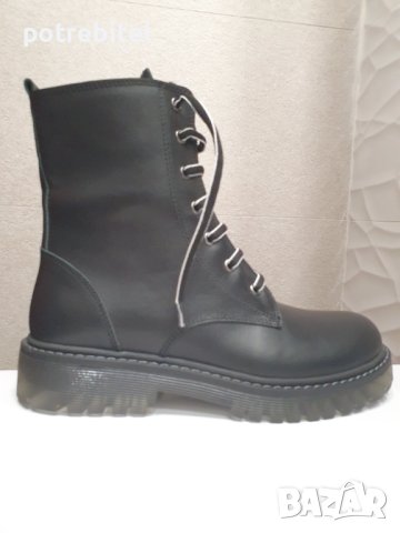 Дамски боти естествена кожа N36, снимка 5 - Дамски боти - 43412108