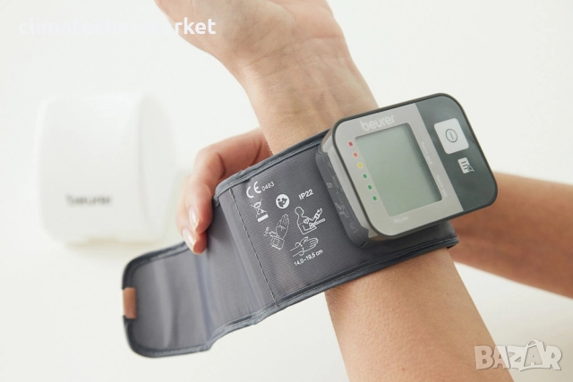 Апарат за кръвно налягане, Beurer BC 27 Wrist blood pressure monitor; large, easy-to-read display; r, снимка 4 - Други - 51888419