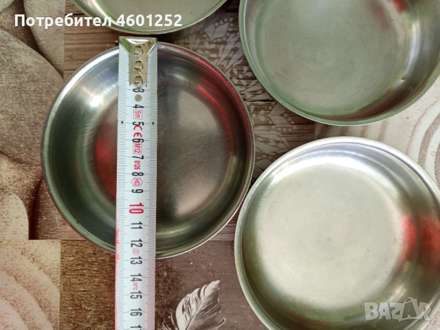 Купички от хром, снимка 3 - Чинии - 51793543