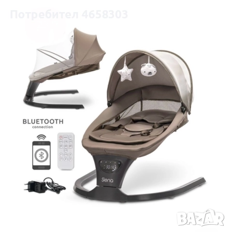 Електрическа люлка Lorelli Siena, снимка 3 - Детски люлки - 52507630