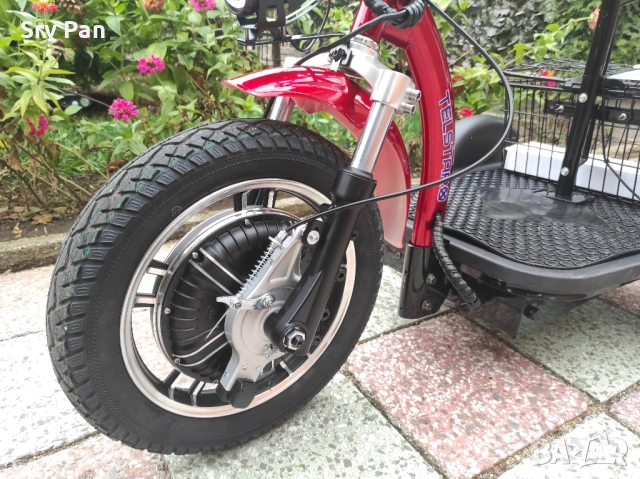 Електрическа триколка с равна платформа 48V 750W, снимка 5 - Мотоциклети и мототехника - 51986541