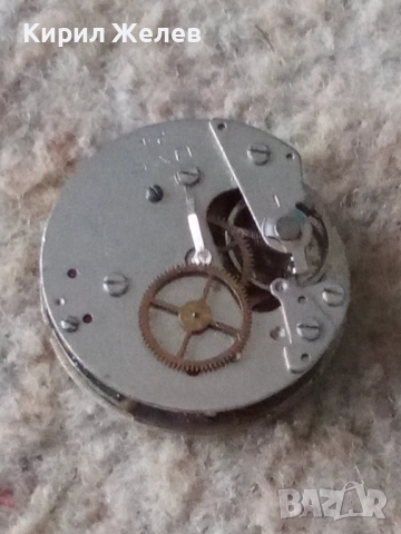 Механизъм с циферблат от стар ръчен часовник 52117, снимка 7 - Мъжки - 52270109
