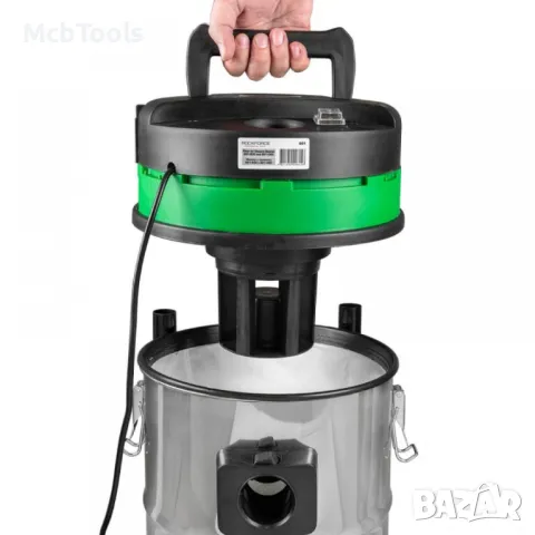 Прахосмукачка за сухо и мокро почистване 30 литра 1200W HAWEK, снимка 2 - Прахосмукачки - 49737322