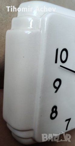 Стар механичен порцеланов френски часовник JAPY, снимка 4 - Антикварни и старинни предмети - 32326826