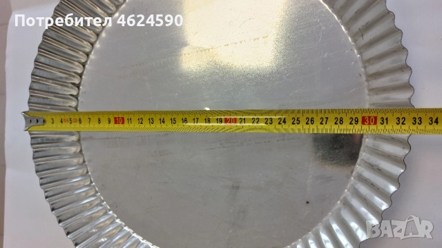 Тава кръгла голяма ф32, снимка 2 - Съдове за готвене - 52097245