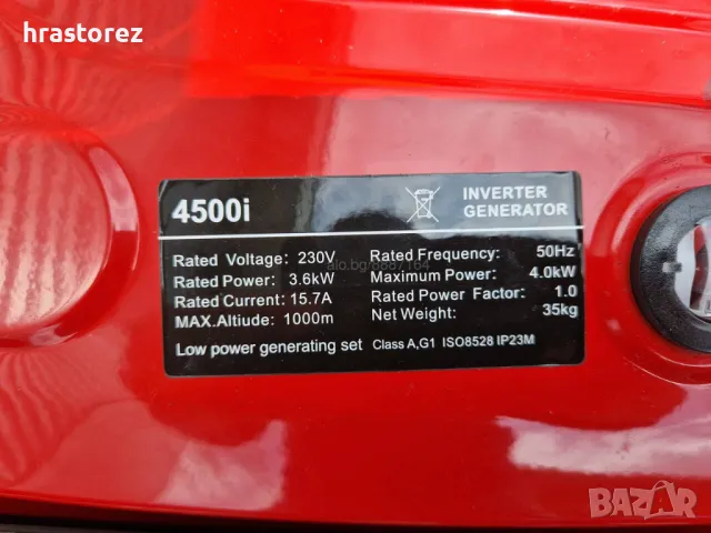 Инверторен Генератор за ток 4 KW - Топ Цена- Инверторни ГЕНЕРАТОРИ за ток, снимка 5 - Генератори - 48211049