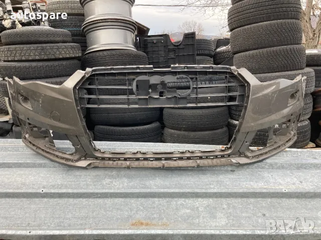 Audi A6 Allroad. 14-18г. Фейслифт. Оригинална предна броня. 4G0807233J. 