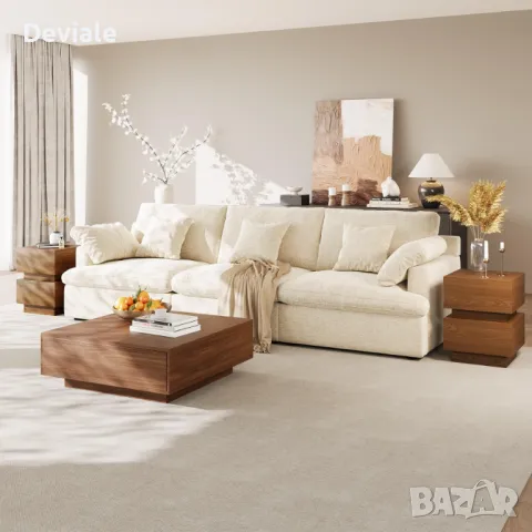 Минималистична масичка за кафе с дървесен фурнир , снимка 6 - Маси - 48396838