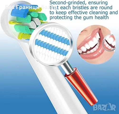 Нови Глави за четка за зъби Cokfais 16 броя за Braun Oral B Pro & Teen, снимка 7 - Други - 47621001