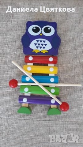 Детски дървен ксилофон, снимка 3 - Образователни игри - 26742993