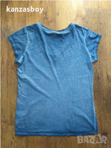 G-star REPIZ SP SLIM V T S/S - страхотна дамска тениска КАТО НОВА, снимка 9 - Тениски - 33361341