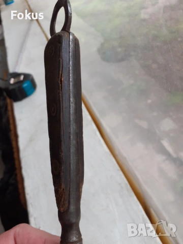 Стар колекционерски масат Fischer с рогова дръжка, снимка 7 - Антикварни и старинни предмети - 53377365