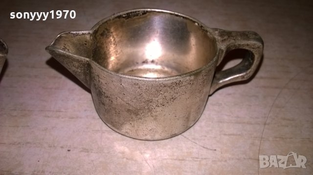 посребрени малки канички за сметана/мляко-внос швеицария, снимка 7 - Колекции - 27194492