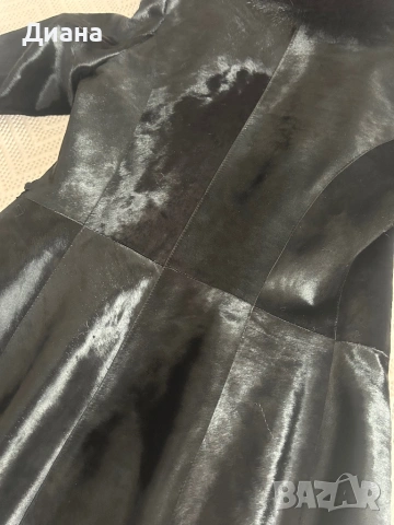 Палто с косъм, снимка 3 - Палта, манта - 53057610