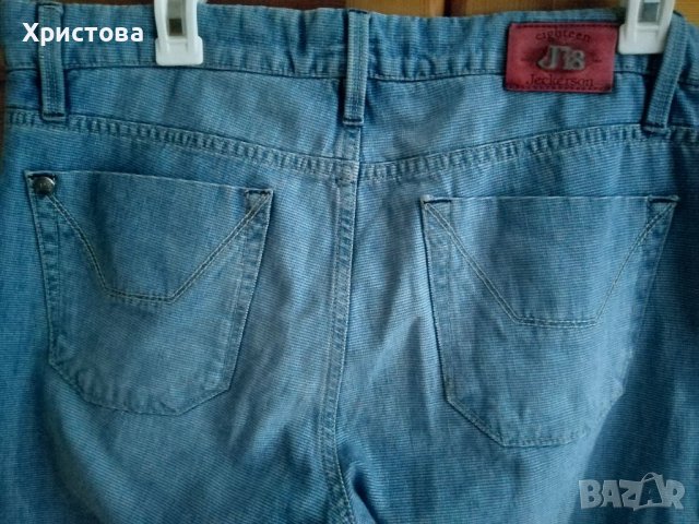 Светли оригинални италиански дънки Jeckerson, 33, снимка 2 - Дънки - 37621859