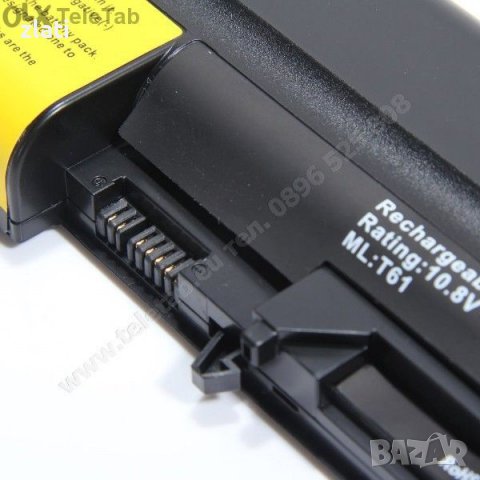 Батерия 4400mah за лаптоп Ibm / Lenovo T61 T61p T400 R61 R400 и др. -, снимка 3 - Батерии за лаптопи - 39074205