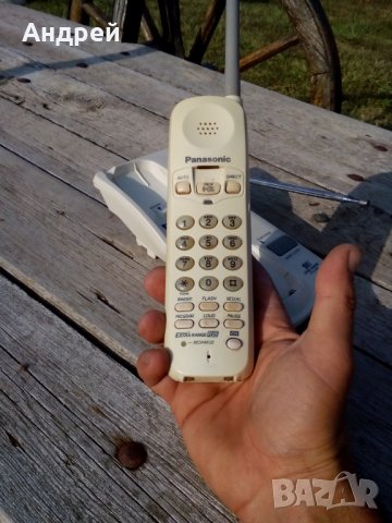 Стар телефон Panasonic #2, снимка 4 - Антикварни и старинни предмети - 27032377