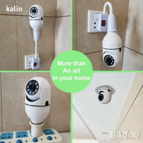 Куполна камера тип крушка 2MP Full HD 360°