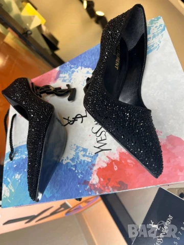 обувки на ток YSL saint laurent , снимка 2 - Дамски обувки на ток - 51387611