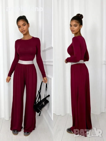 Дамски комплект от две части от вискоза Susan, 6цвята , снимка 8 - Комплекти - 52237282