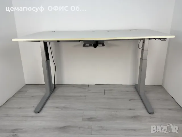 Бяло електрическо бюро с регулируема височина – VS Марка, снимка 3 - Бюра - 50015707