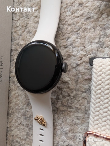 Google Pixel Watch 3 (41 mm) с каишки, снимка 6 - Смарт часовници - 53464136