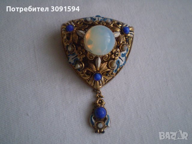  РЯДКА Старинна Дамска Брошка, снимка 2 - Антикварни и старинни предмети - 37775465