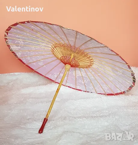 Старинен азиатски чадър , снимка 2 - Антикварни и старинни предмети - 50362812