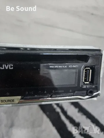 СД радио плеър JVC KD-R471 с USB и Aux , снимка 5 - Радиокасетофони, транзистори - 48770544