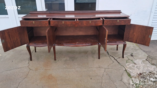 Ретро шкаф бюфет масив, снимка 6 - Шкафове - 53199976