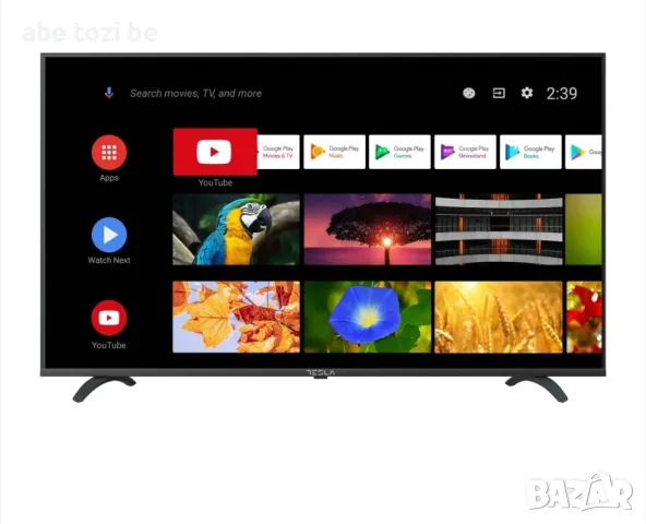 Телевизор Tesla, 32S605BHS, 32" (81 см), Smart Android, HD, LED