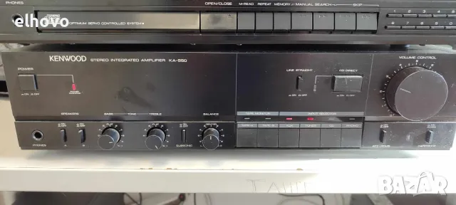 Стерео усилвател, дек, тунер, CD Kenwood, снимка 10 - Ресийвъри, усилватели, смесителни пултове - 48111814